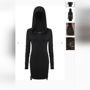 Killstar Eleanor Bodycon Dress Moon Detailing